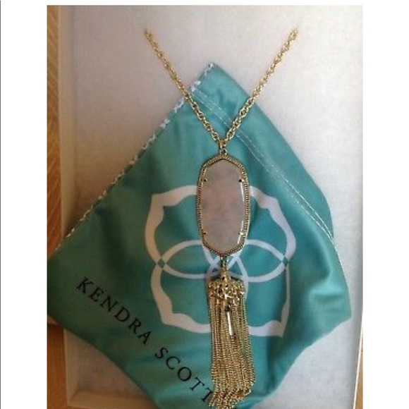 Kendra Scott Rose Quartz Necklace - Picture 2 of 6